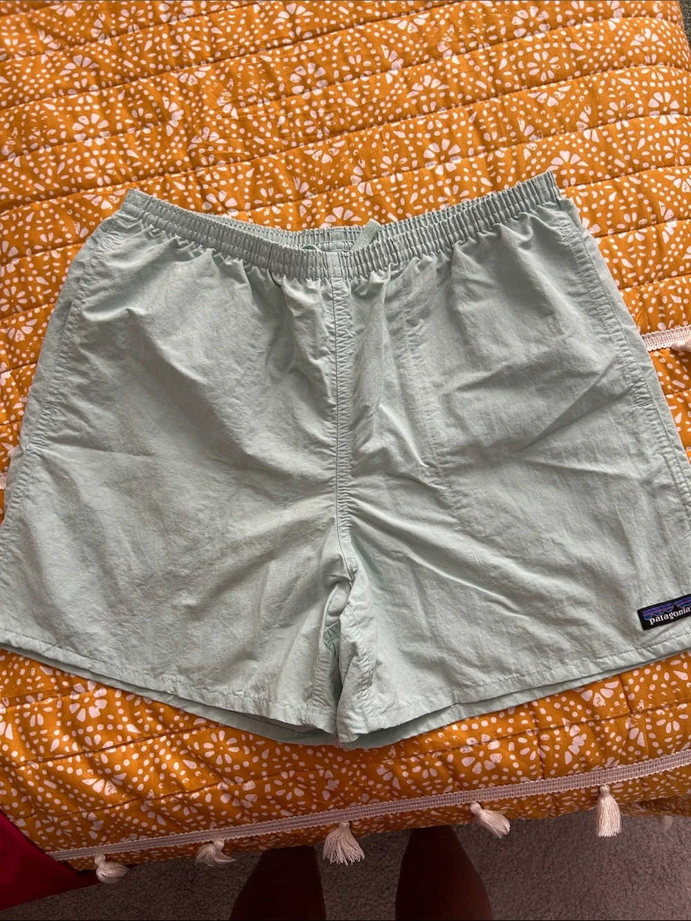 Patagonia Men’s Pale Mint Elastic-Waist Hybrid Shorts